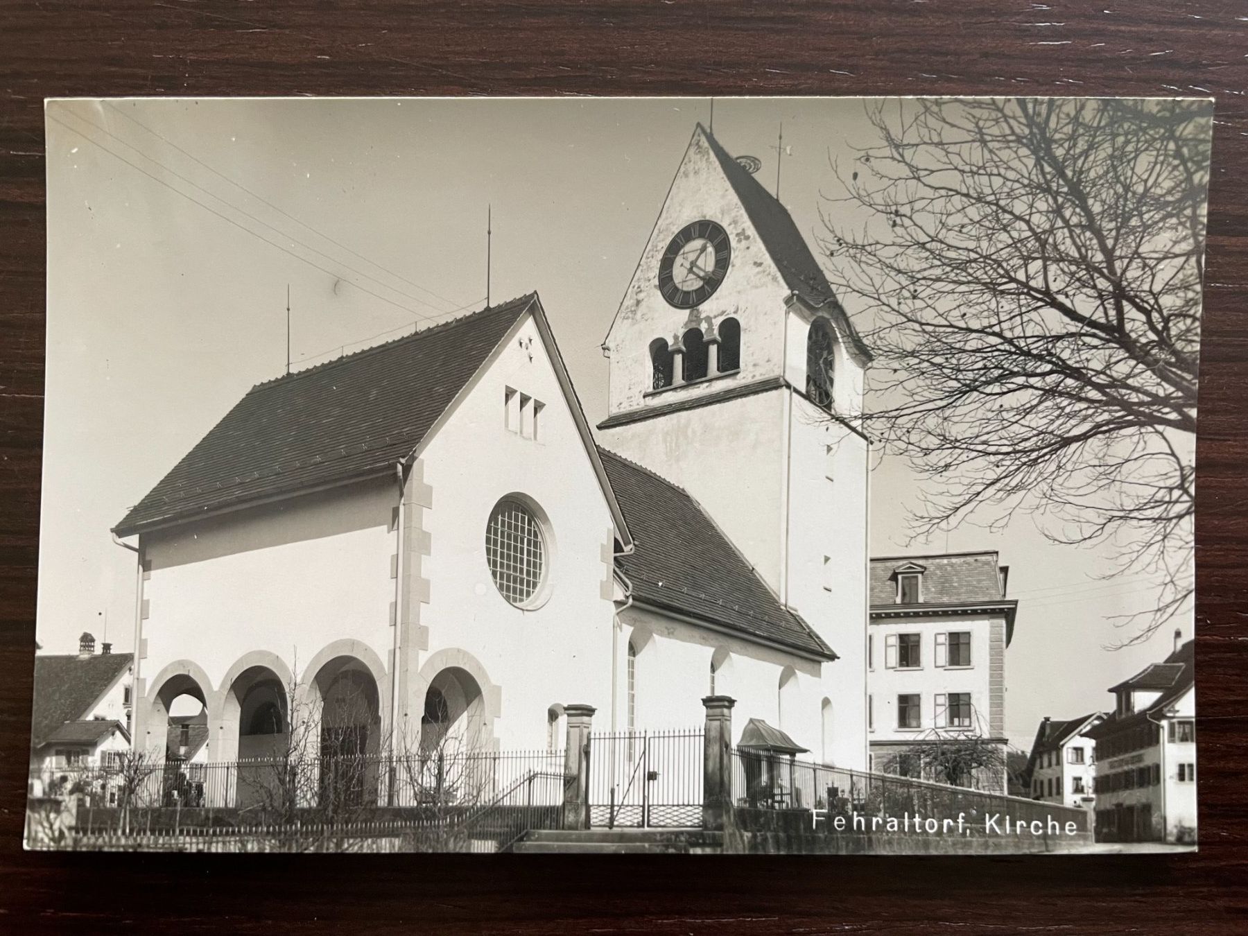 Ansichtskarten: FEHRALTORF Kirche und Umgebung, 1939 – Gebraucht aus Wald ZH von TLILEF