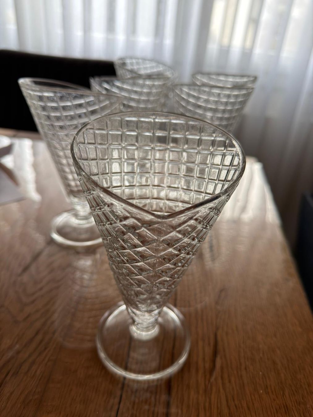 Bicchieri: 6 Dessertgläser / Eisbecher aus Glas Vintage – Usato da Solothurn venduto da boni03 1