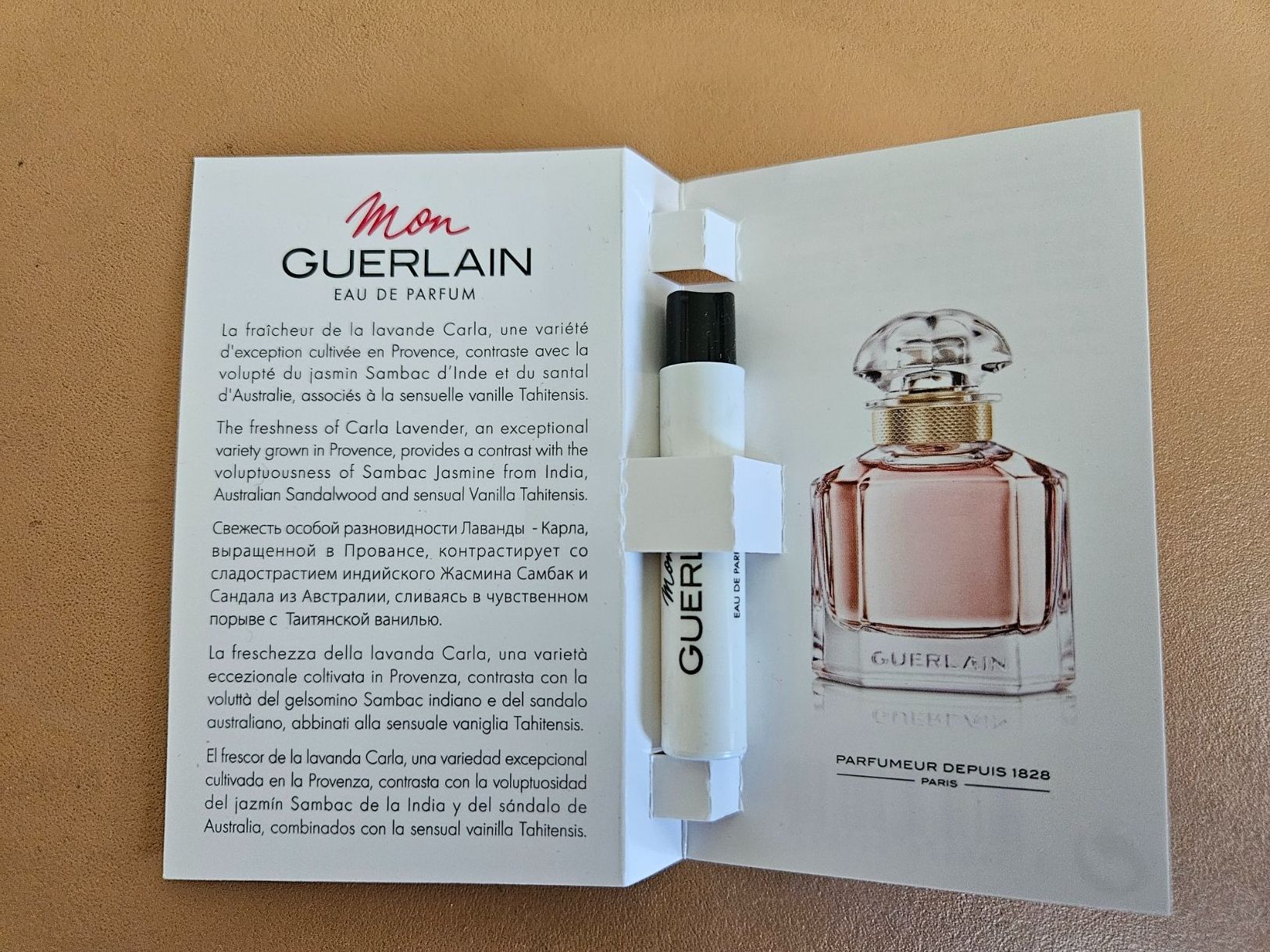 Guerlain Profumi & Eau de Toilette: Mon GUERLAIN - EAU DE PARFUM - 0.7ML – Nuovo e nell'imballaggio originale da Aesch BL venduto da Chrutli1 2