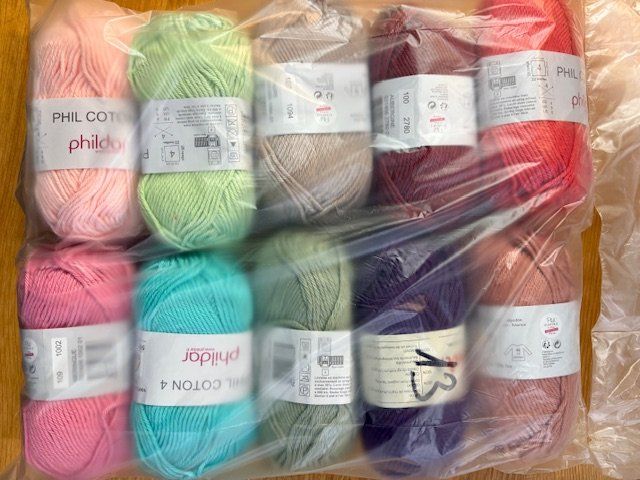 Lana: LOT DE 10 PELOTES COTON 4 PHILDAR – Nuovo (secondo la descrizione) da Bevaix venduto da Kiwi077