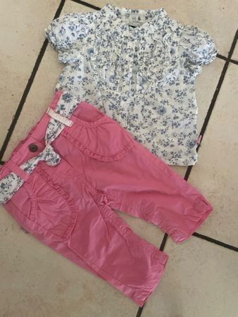 BLUE SEVEN Mädchen Set Gr. 62-68 Rosa/Blau neu