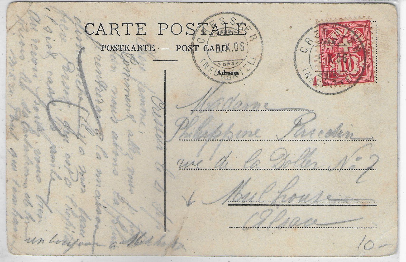 Cartoline postali: Cressier - Vue generale – Difettoso da Ettingen venduto da Kartenplanet 1