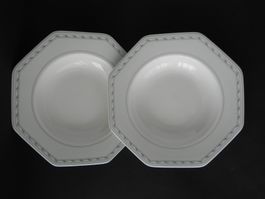 2 Suppenteller * PALACE * von Villeroy & Boch - ø 23 / 24 cm