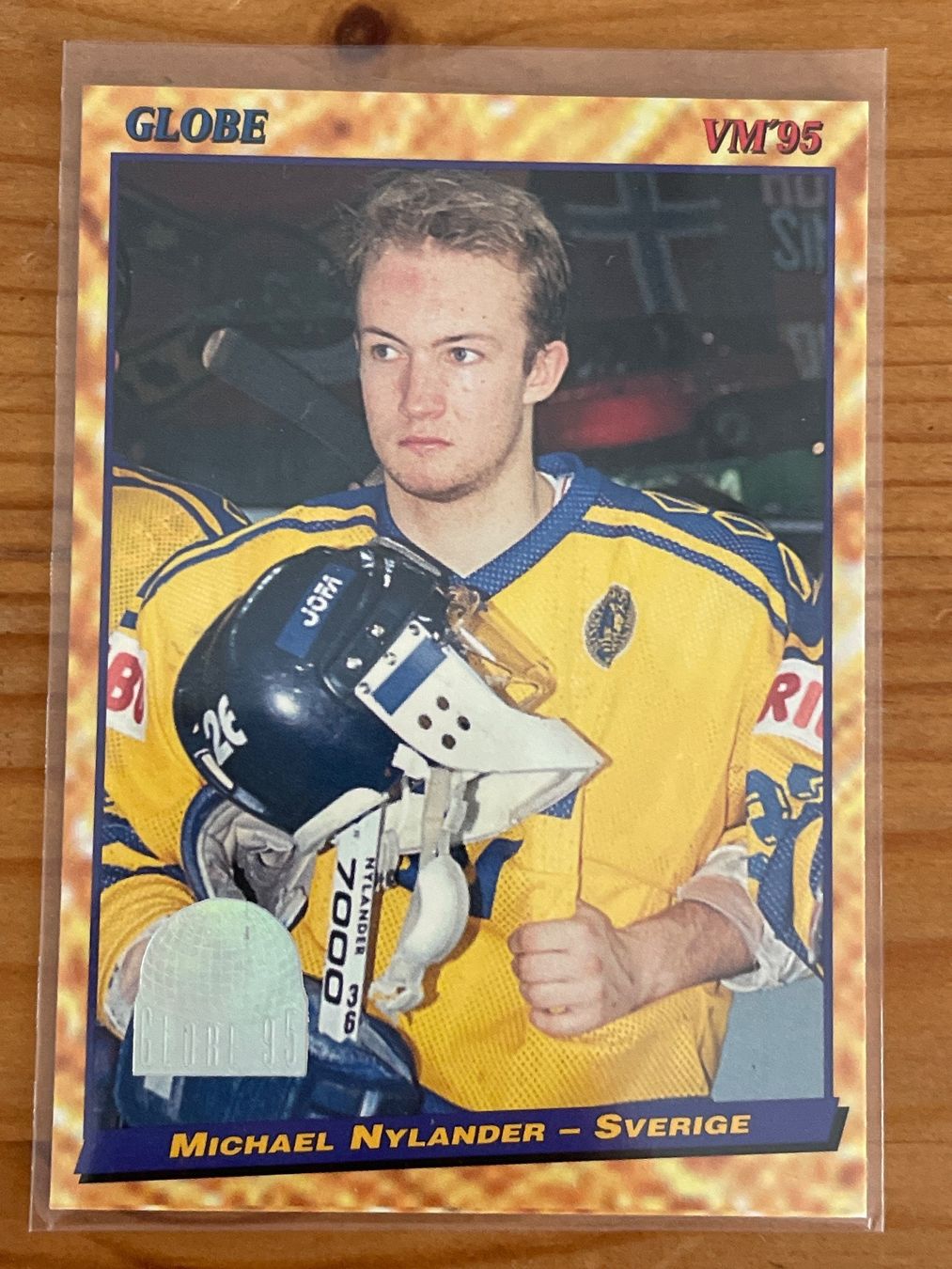 NHL Carte collezionabili: 1995 Globe WM '95 #35 Michael Nylander – Usato da Grüningen venduto da Peterpan99