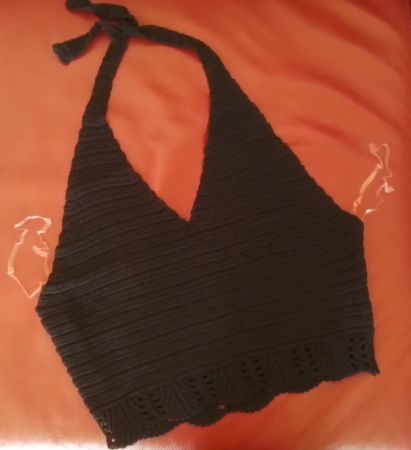 Neckholder Top schwarz Grösse S / NEU (NP Fr. 19.95)
