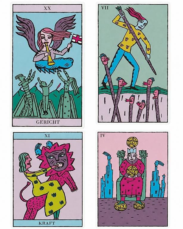 Cartoline: Kitty Kahane Tarot  78 Karten mit Booklet – Usato da Brunnen venduto da eli_9mtk 2
