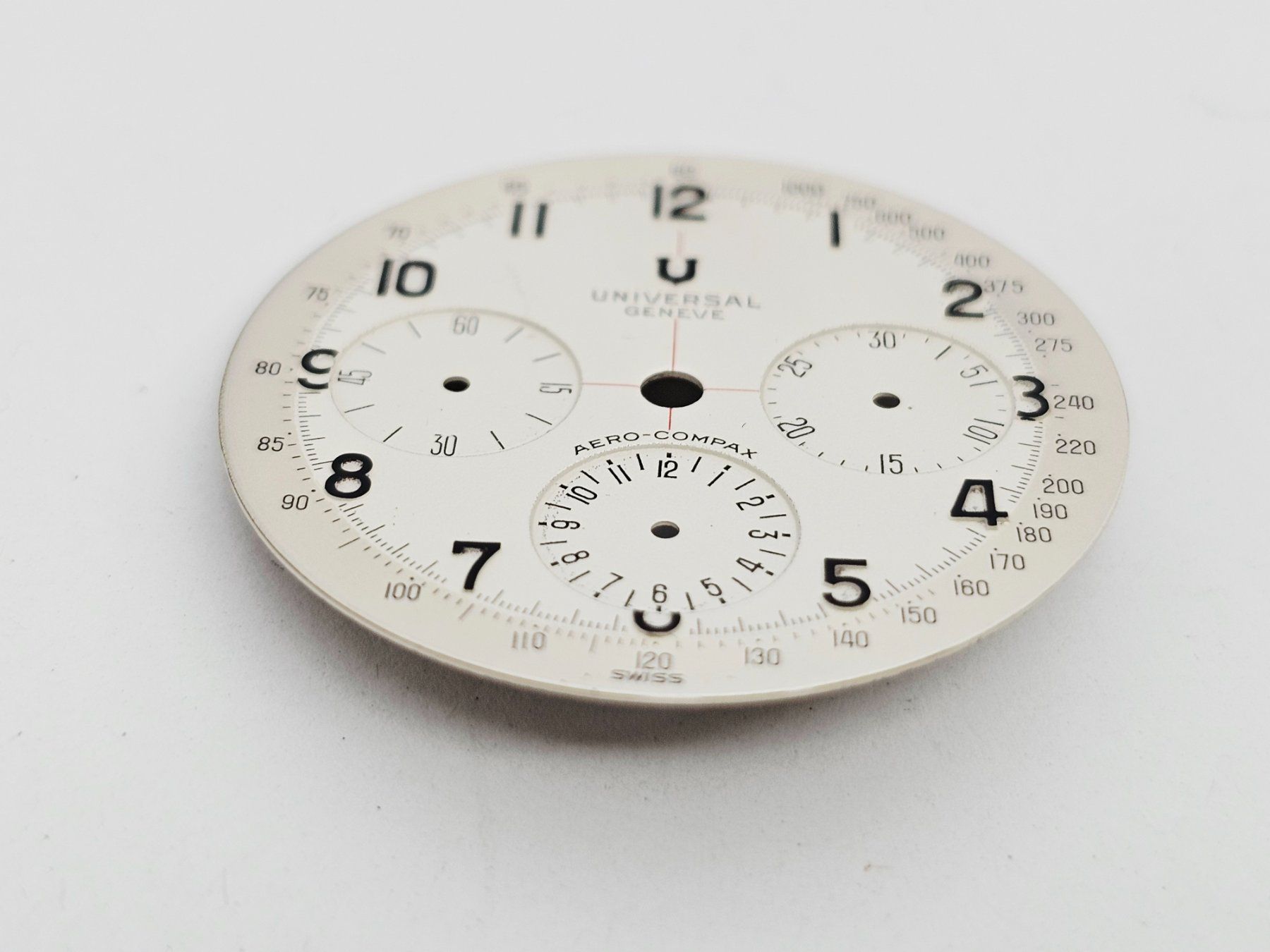 Universal Genève Orologi: Universal Geneve Aero-Compax Zifferblatt – Usato da Bassersdorf venduto da AnkerWatch 1