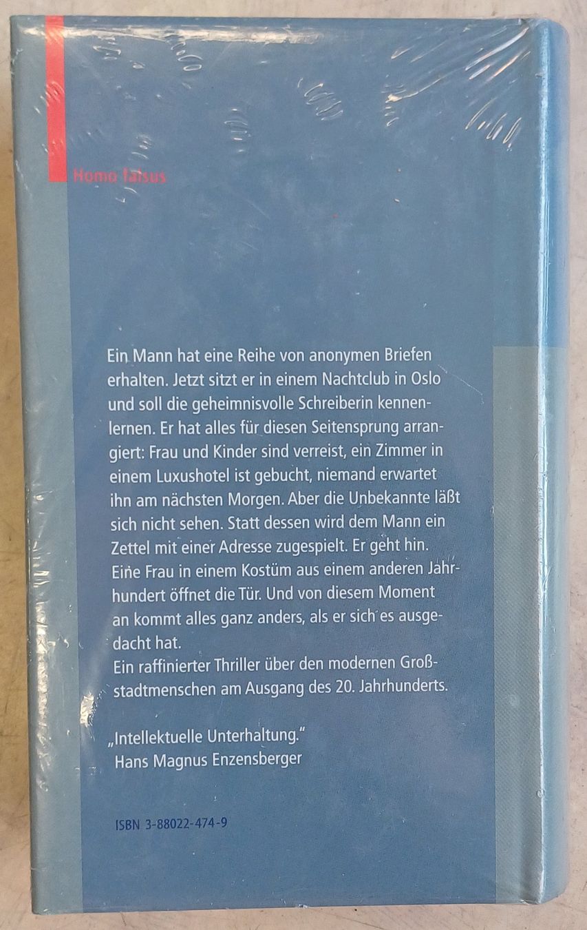 Libri: Homo falsus oder Der perfekte Mord von Jan Kjaerstad – Nuovo e nell'imballaggio originale da Merenschwand venduto da Brockinell 1