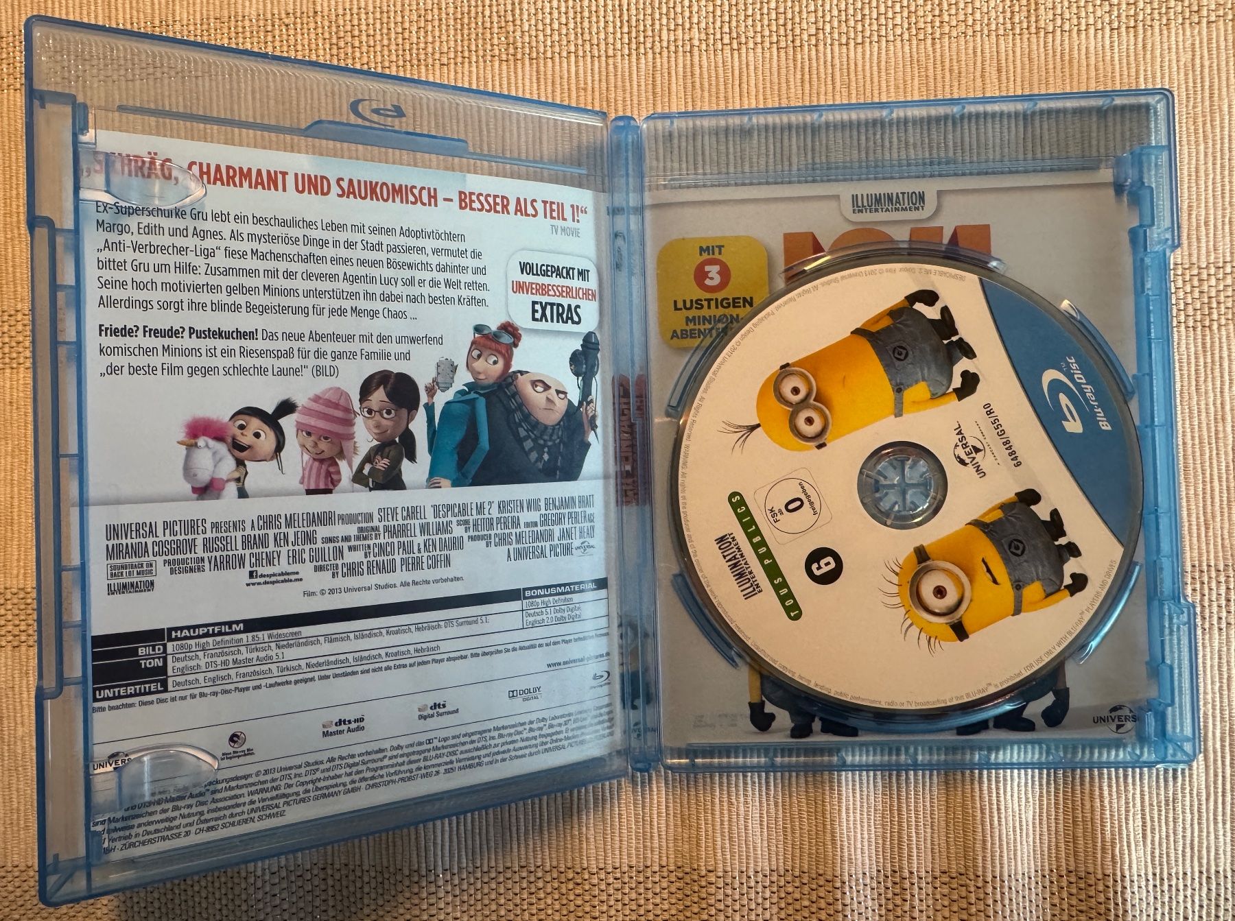Tutti i DVDs: Ich - Einfach unverbesserlich 2 - Blu-ray – Usato da Arbon venduto da drs64 2
