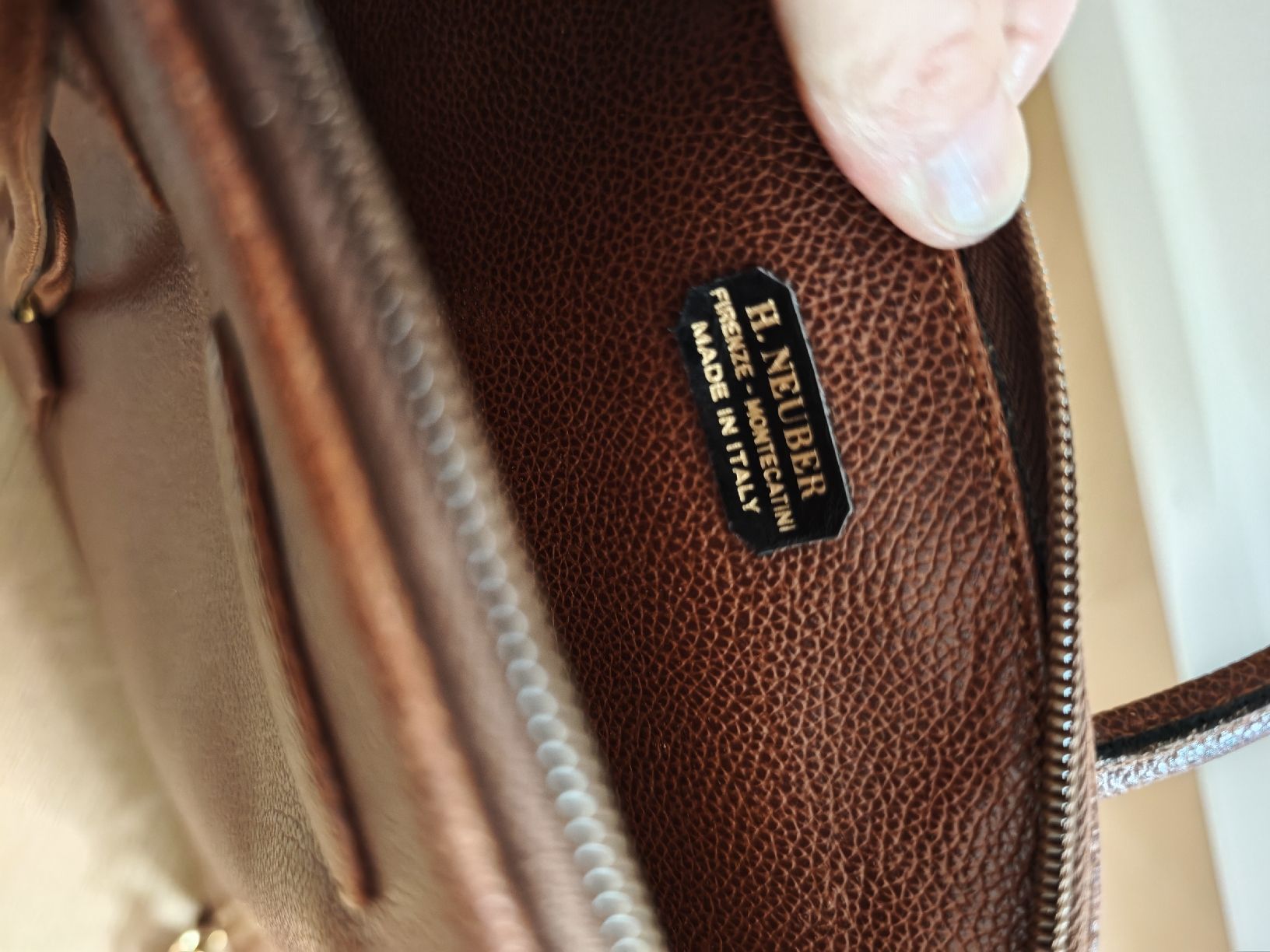 Borse da donna: Vintage Lederhandtasche H.NEUBER – Usato da Erlenbach ZH venduto da nlh 2