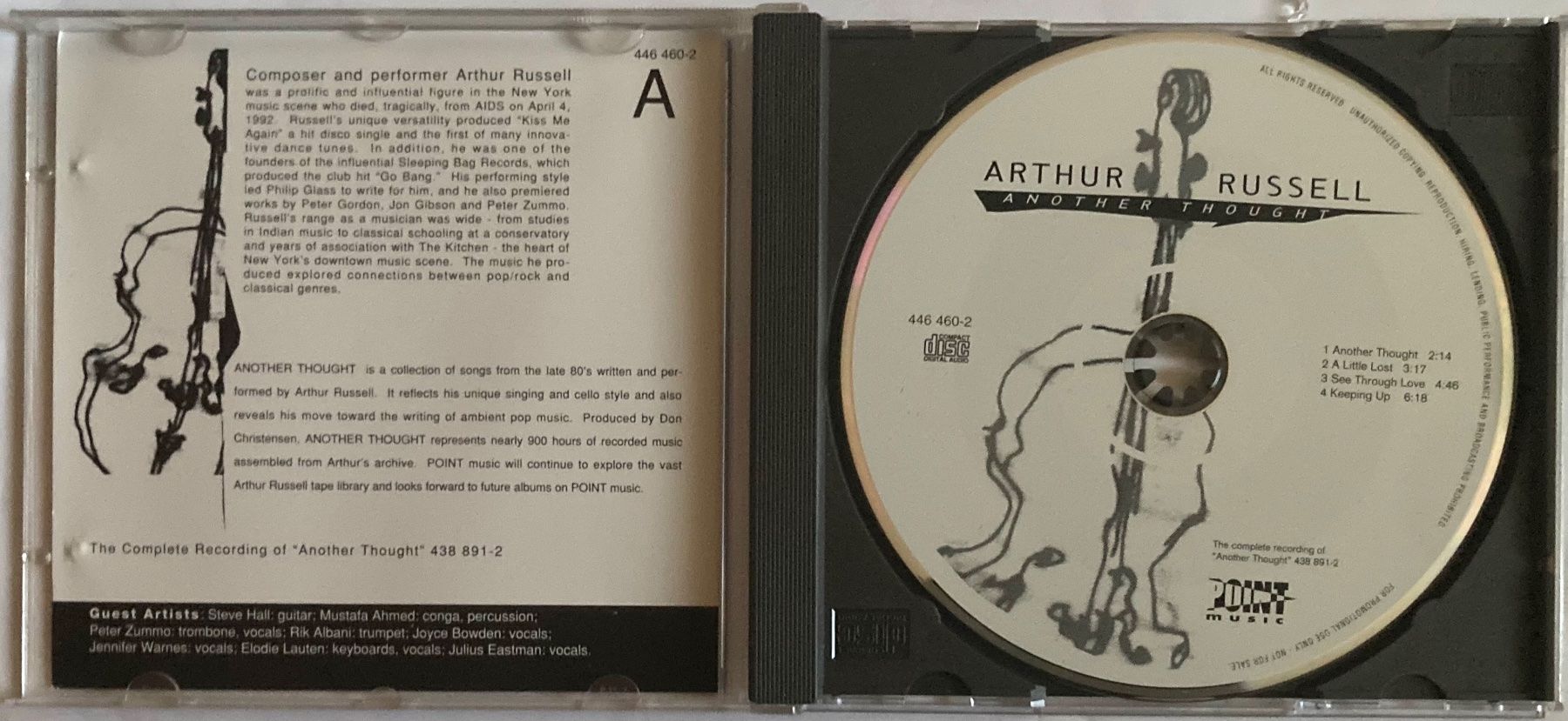 CDs: ARTHUR RUSSELL - ANOTHER THOUGHT – D'occasion à Poliez-Pittet par Newtown-Records 2