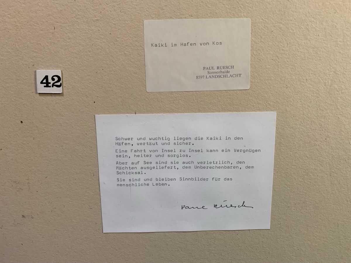 Gemälde: RÜESCH PAUL 1983 – Gebraucht aus Wolfhalden von SecondAntique 3