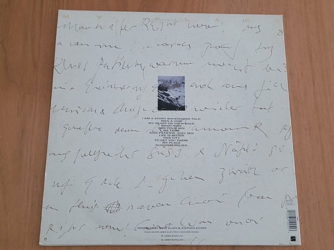 Vinyles: LP  Stephan Eicher – D'occasion à Martigny par MZ-67 1
