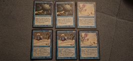 Magic the Gathering MTG – 6 blaue Karten – Mirage – Deutsch 