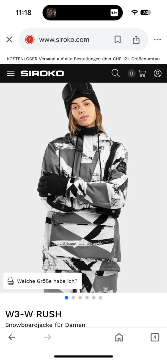 Jacken: Snowboardjacke von siroko  NEU! – Neu und originalverpackt aus Chur von Paemel 1