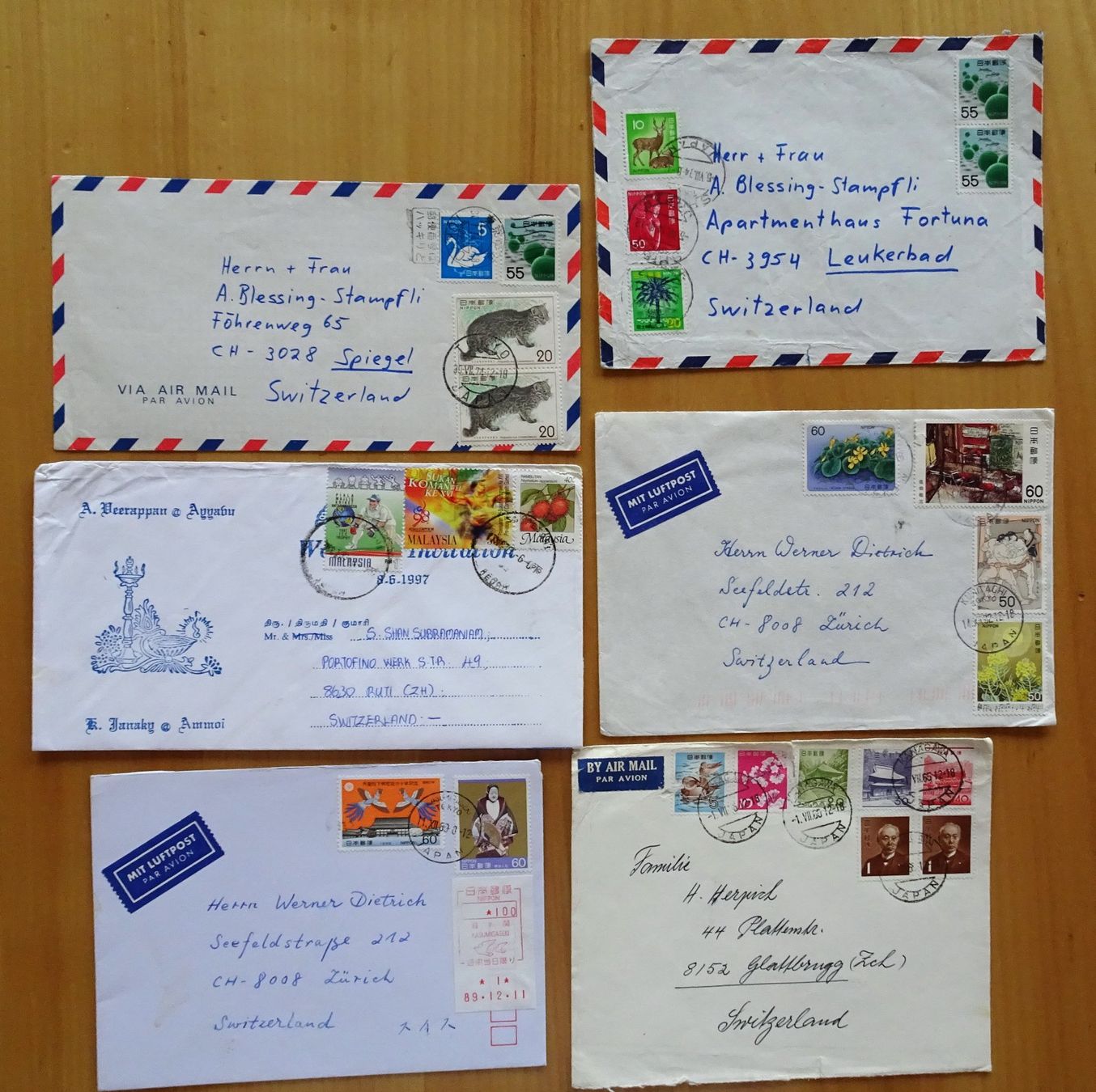 Alle Briefmarken: Bedarfsbriefe Asien – Gebraucht aus Feldbrunnen von MarcusSO 1