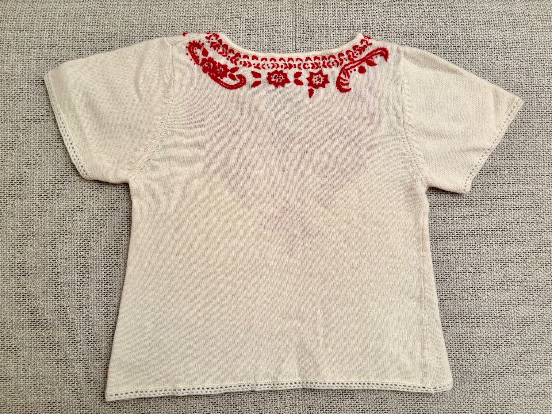 Maglioni & Felpe: Kurzarmpullover Wolle bestickt – Usato da Luzern venduto da Versuchende 6