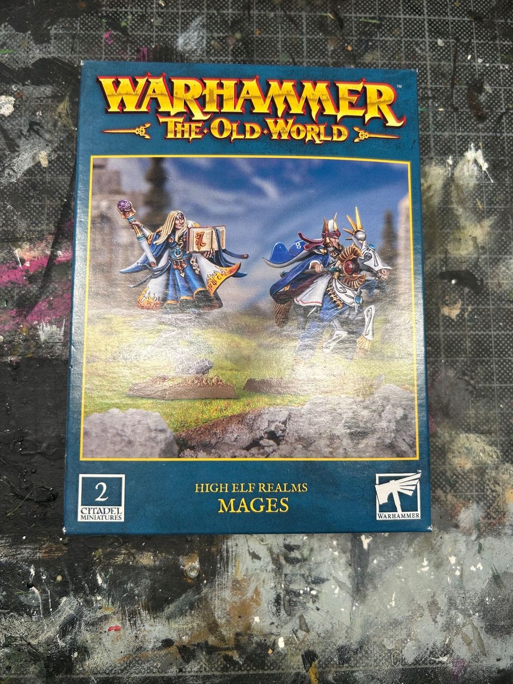 Kit di modellismo & Modellini statici: Warhammer ToW High Elf Mages (1/4 head is missing) – Nuovo (secondo la descrizione) da Le Brassus venduto da Hollywood_gni
