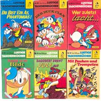 8x Lustiges Taschenbuch von 1985/1986 Erstauflage