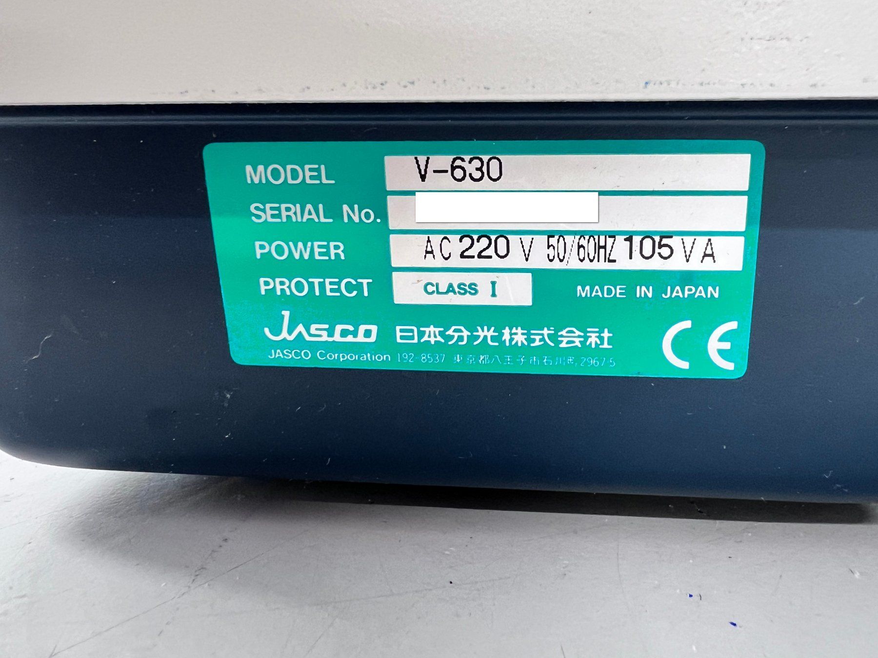 Laborzubehör: Jasco V-630 UV-Vis Double Beam Spektrophotometer – Gebraucht aus Niederdorf von LeptonAG_Labor 3