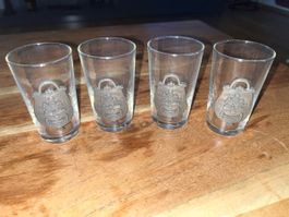 4 x Shotglas „Gläbber Däschli“