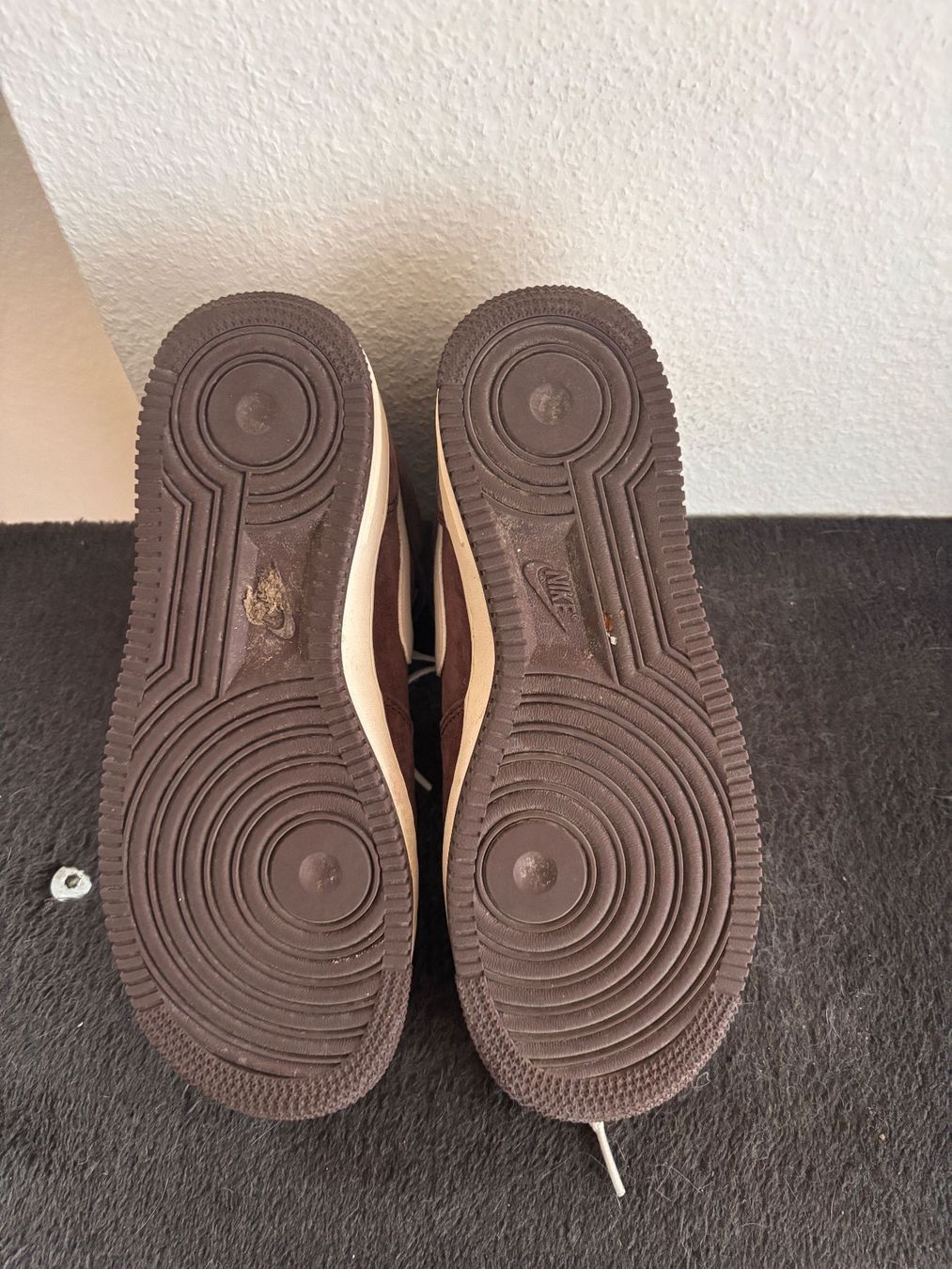 Nike Scarpe da uomo: Nike Air Force 1 High, Grösse 38,5, braun – Usato da Bern venduto da West73 4