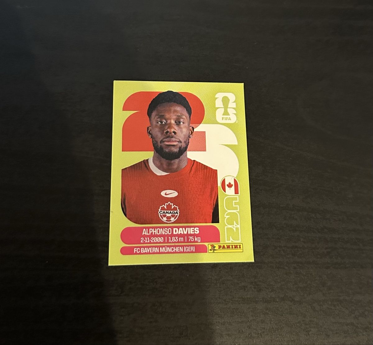 Panini Sammelbilder & Trading cards: PANINI CAN / ALPHONSO DAVIS (3) – Neu (gemäss Beschreibung) aus Unterstammheim von Robin059
