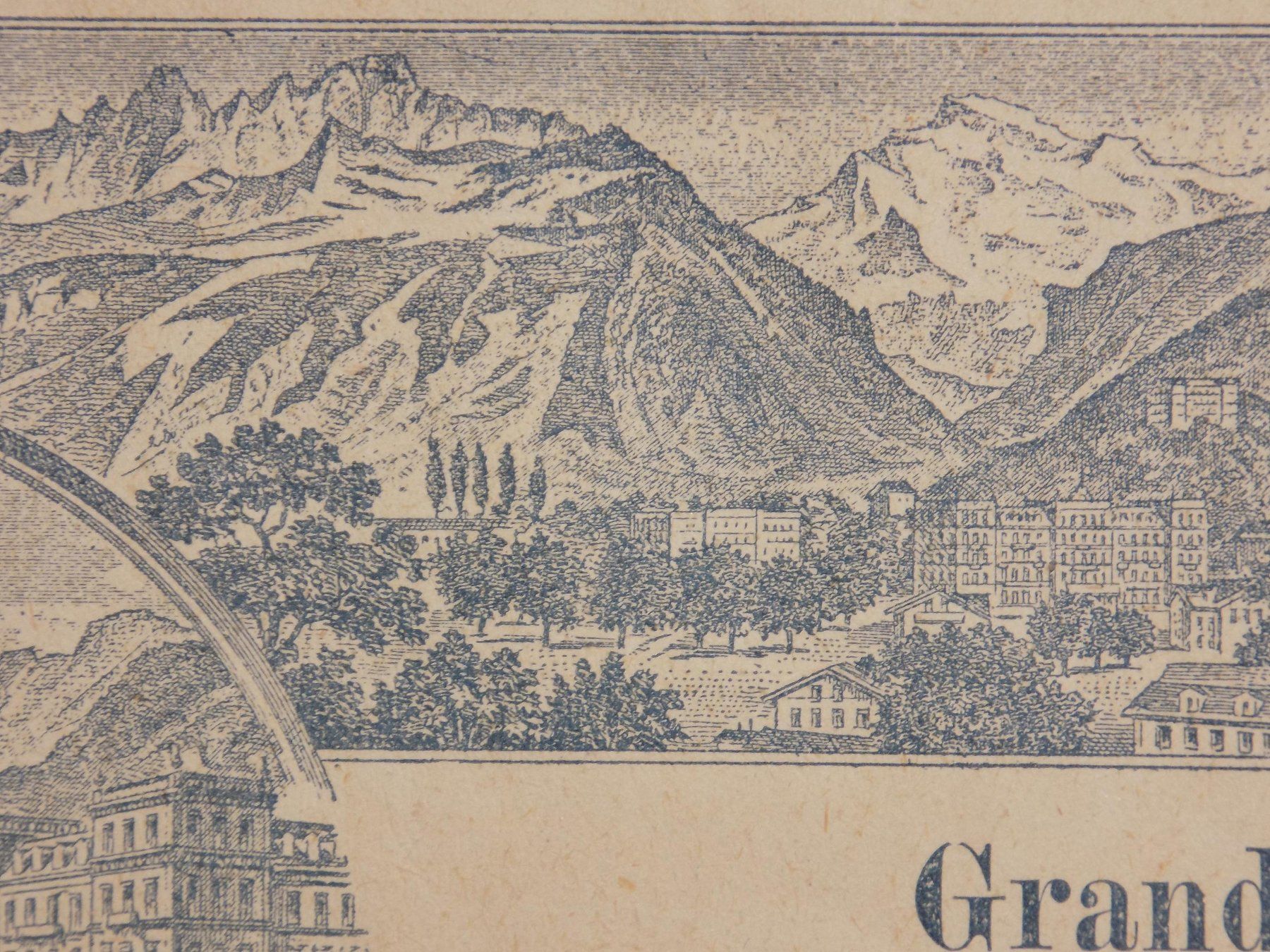 Incisioni: Hotel Victoria Interlaken – Usato da Risch venduto da Rischli15 8