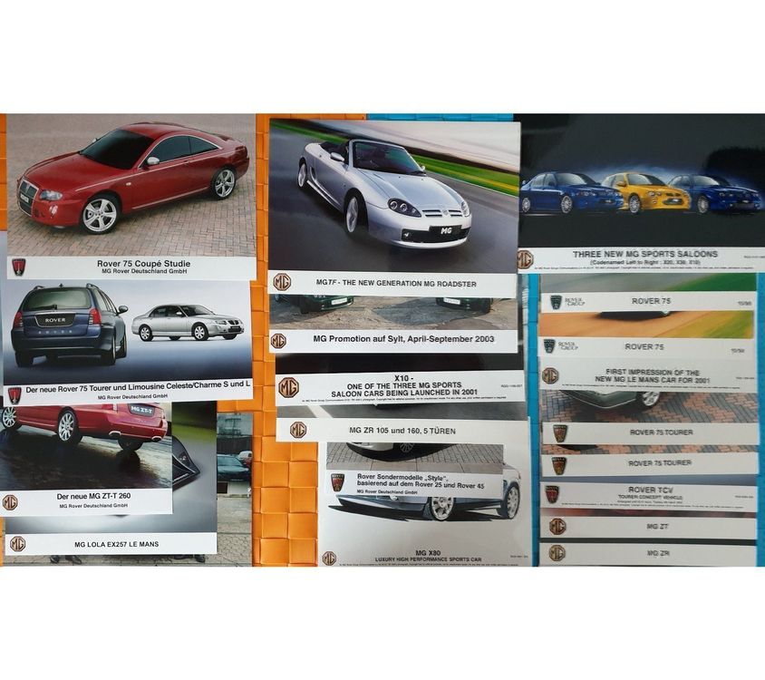 Revues & Magazines: MG ROVER - Archiv / Pressemappe /Bilder / Prospekt – D'occasion à Viganello par CARLiteratur 7