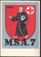 Einheitskarte 2.Wk Sanität M.S.A.7 NO 17 Kat.50.-