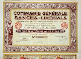Compagnie Générale Sangha-Likouala, Brazzaville - 1931