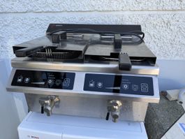 Induktions-Fritteuse GGM Gastro IFBZ8+8 mit Defekt E07