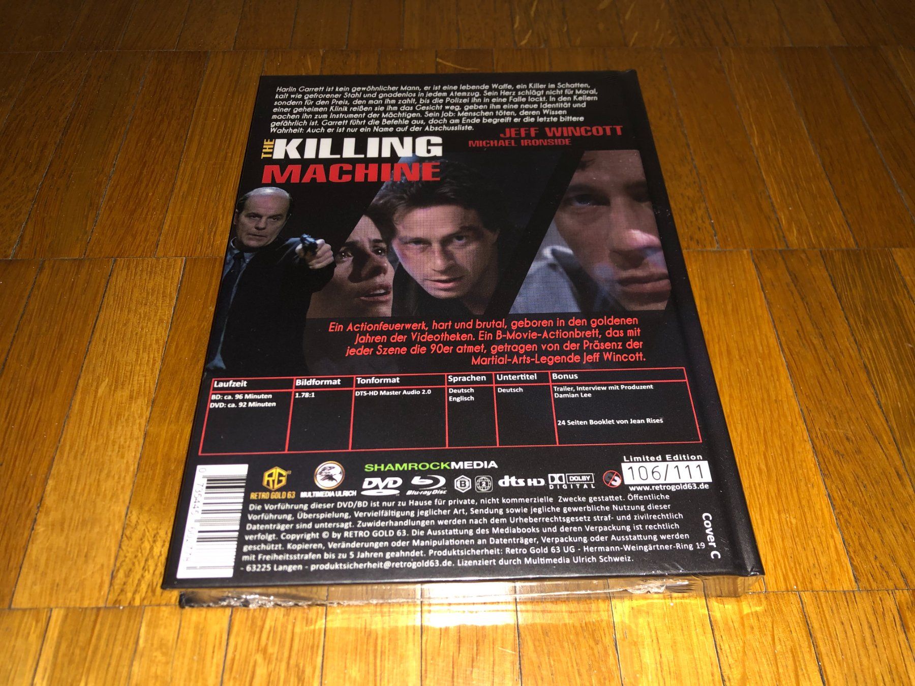 Tutti i DVDs: The Killing Machine - MEDIABOOK - C - UNCUT – Nuovo e nell'imballaggio originale da Basel venduto da havsok 1