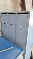 Spindschrank Metall grau 3 Fächer gebraucht