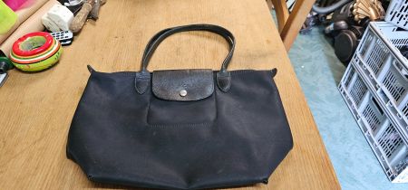 Handtasche Longchamp Le Pliage schwarz