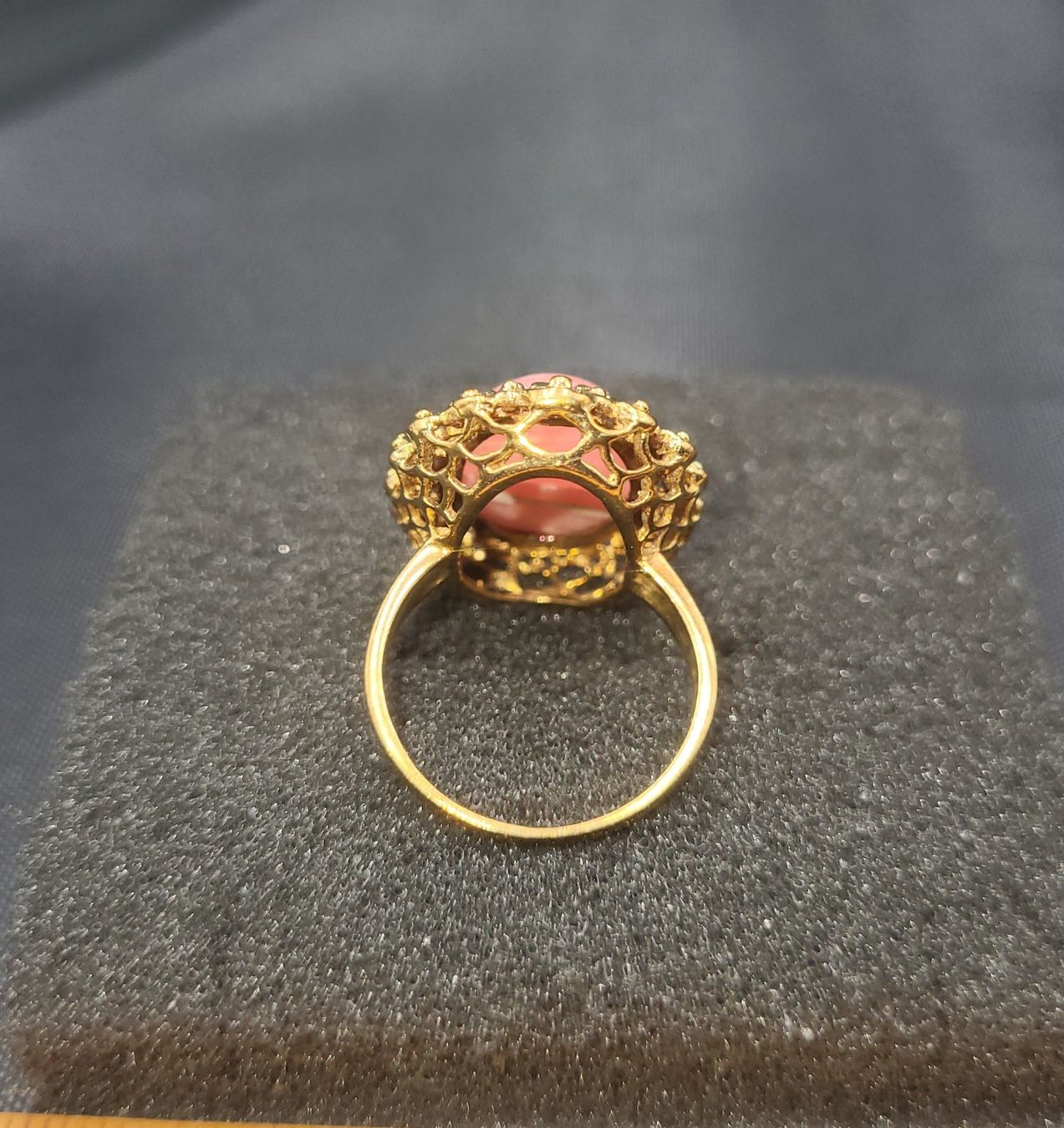 Anelli: Gold 585 Vintage Ring Mit Rosa Stein – Usato da Wald ZH venduto da Dasilver 4