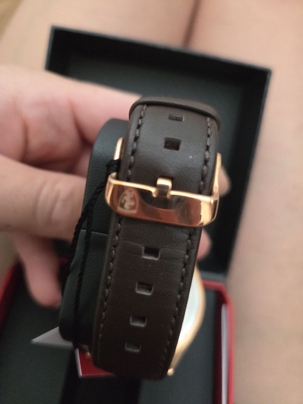Ferrari Orologi: Ferrari Uhr mit Lederarmband – Nuovo e nell'imballaggio originale da Hochdorf venduto da lor_27 2