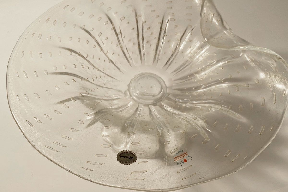 Murano Schalen: Murano Glas Schale mit 24 Karat Gold Einschlüssen – Gebraucht aus Ballwil von ClassicGallery 3