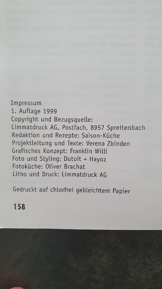 Libri: Saison-Küche "Leicht und modern" – Usato da Buttisholz venduto da sico20 1