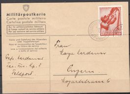 Militärpostkarte 2.Wk Mit soldatenmarke