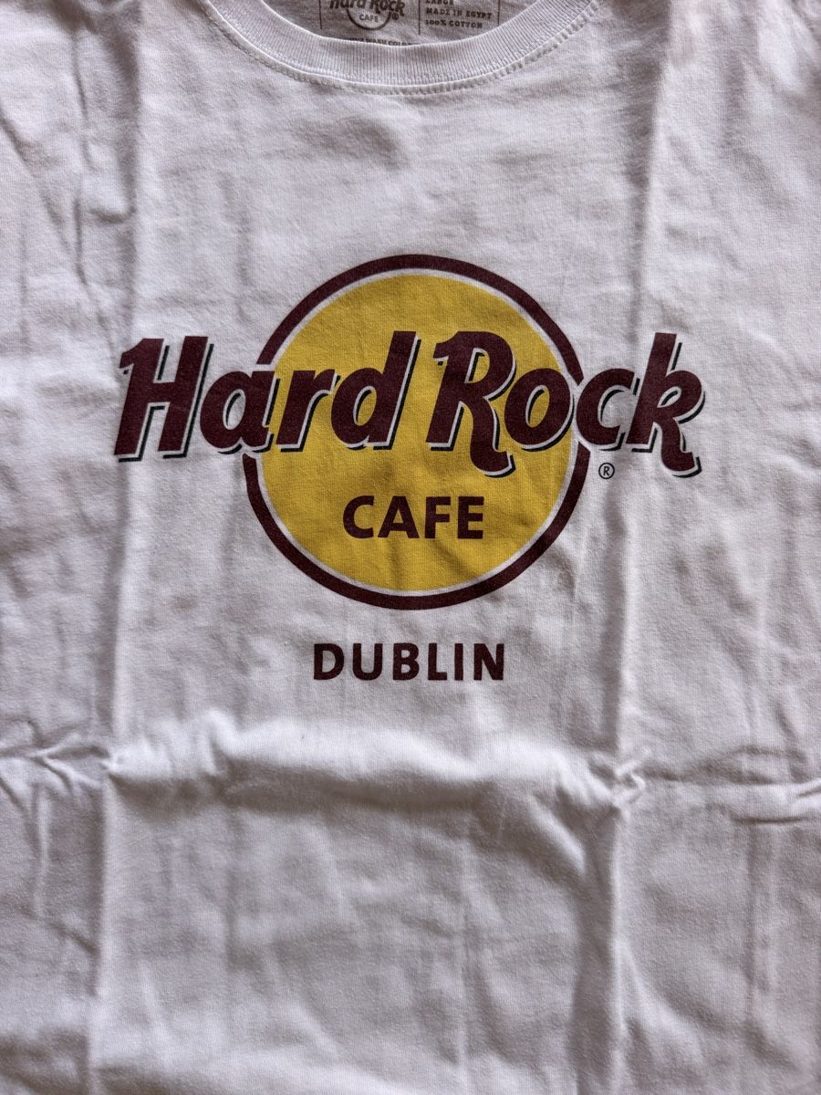 Hard Rock Cafe T-shirt: Hard Rock Tshirt Dublin Grösse L – Usato da Bättwil venduto da a.annikaa 1