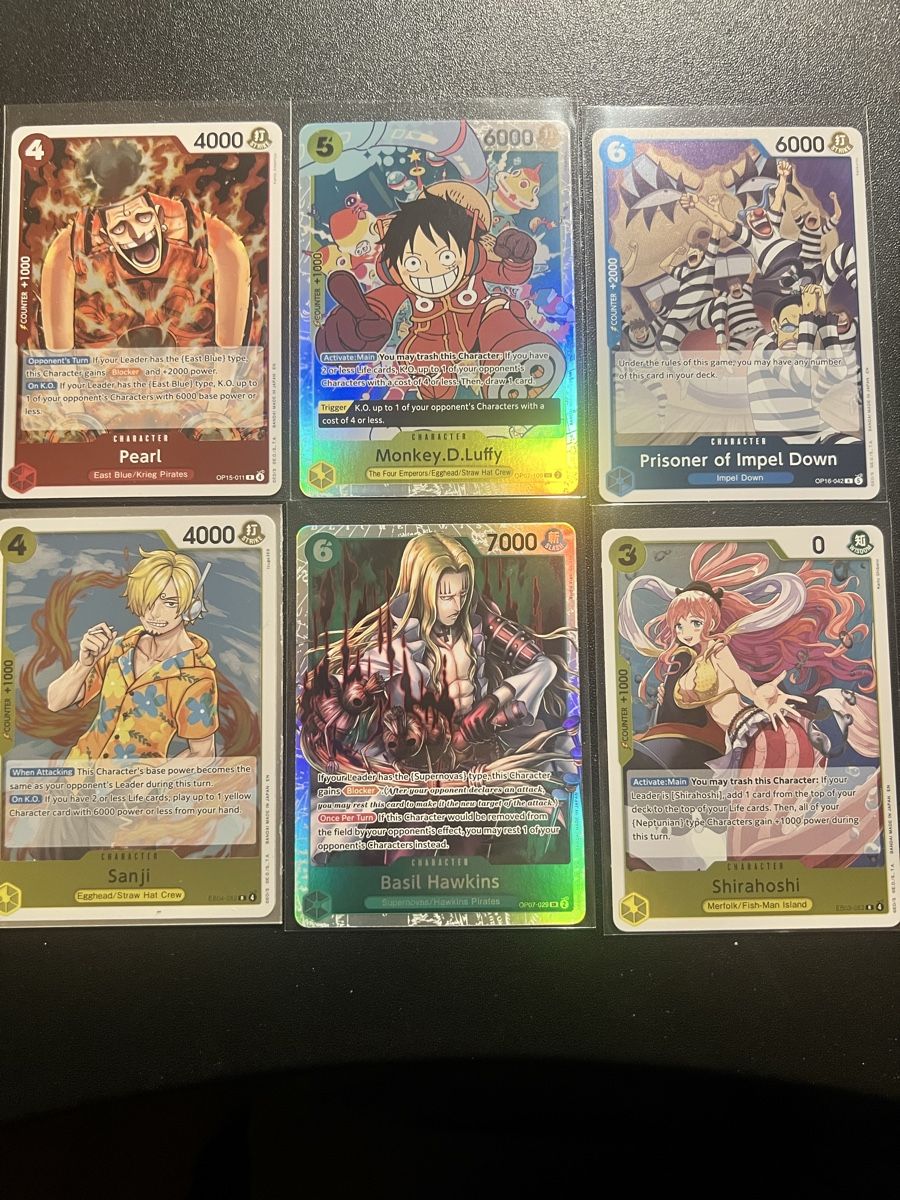 Carte collezionabili: One Piece 6 Karten  Lot 9 – Nuovo (secondo la descrizione) da Goldach venduto da Milosg3