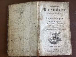 Hausliche Andachten 1830 Zürich Antikes Buch livre ancien