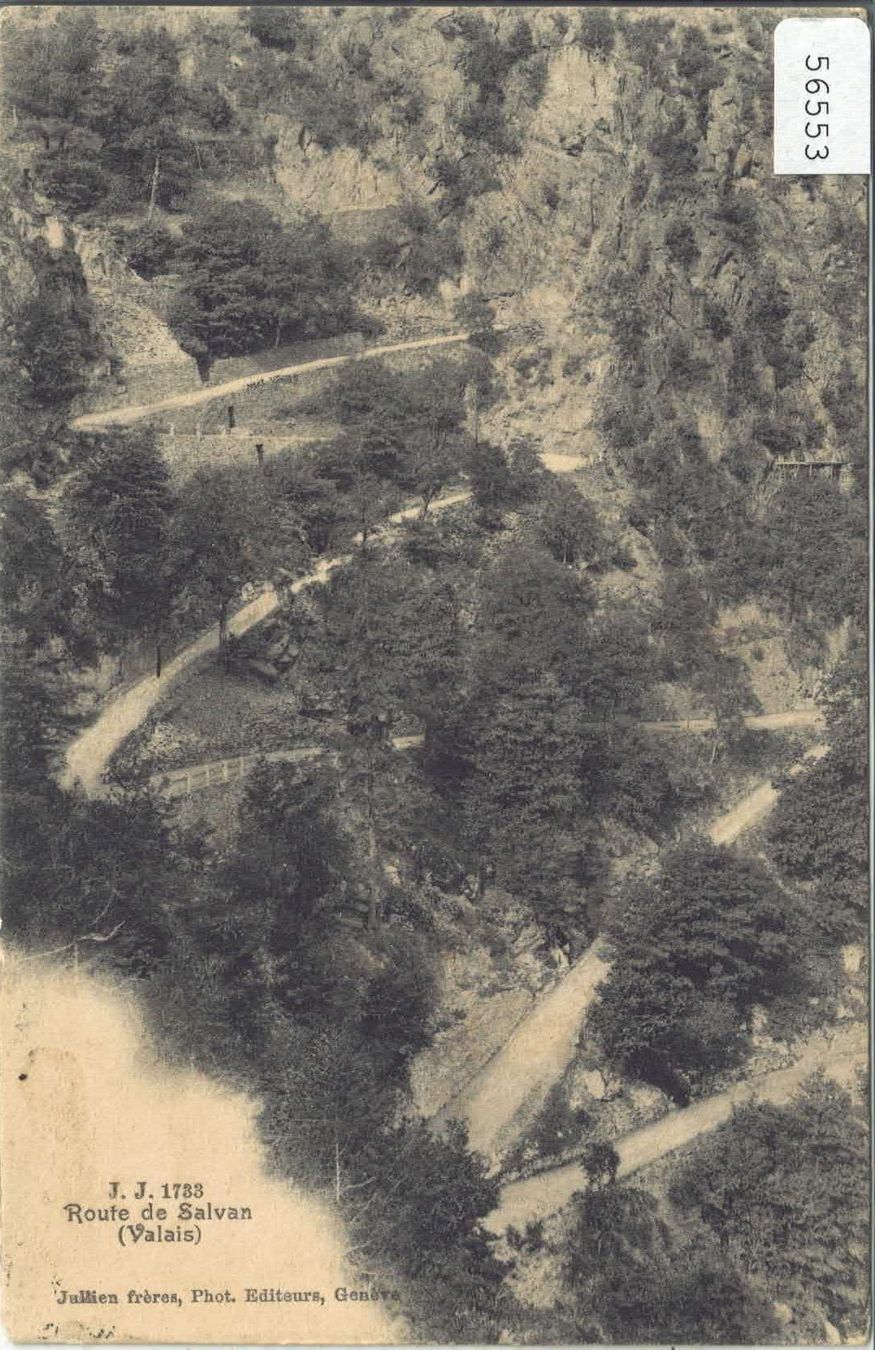 Cartoline postali: Route de Salvan – Usato da Ettingen venduto da Kartenplanet