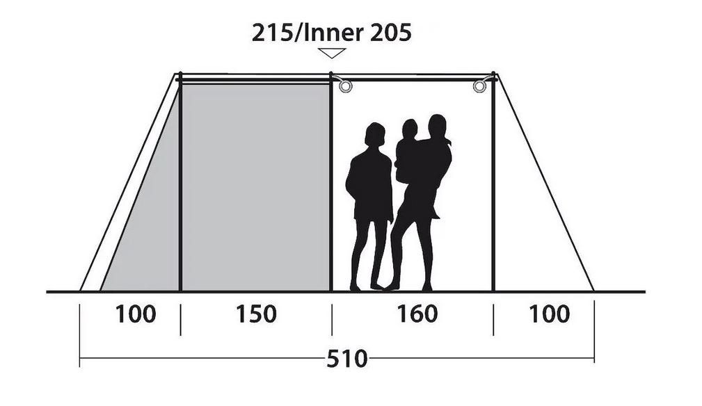Outwell Tende : Outwell Nevada 5P – Nuovo (secondo la descrizione) da Attinghausen venduto da Gitschenblick 3