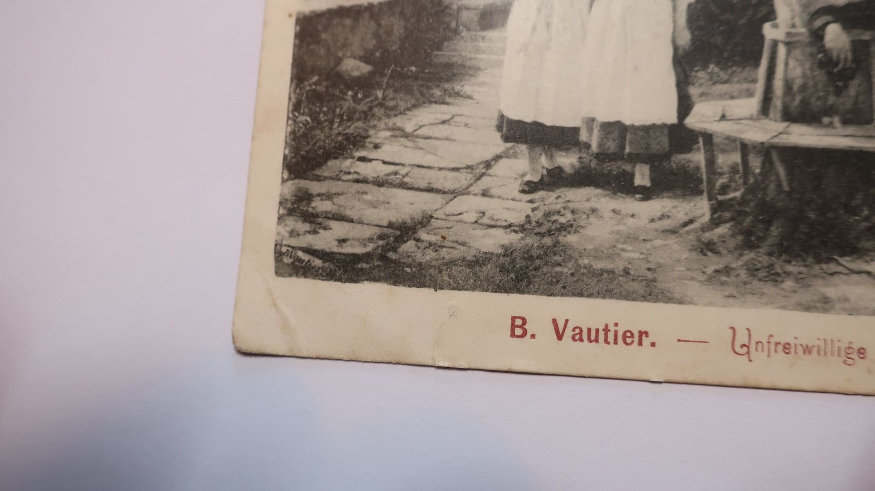 Ansichtskarten: B. Vautier  - Unfreiwillige Beichte  1902 – Gebraucht aus Cormoret von Pascalll2001 2