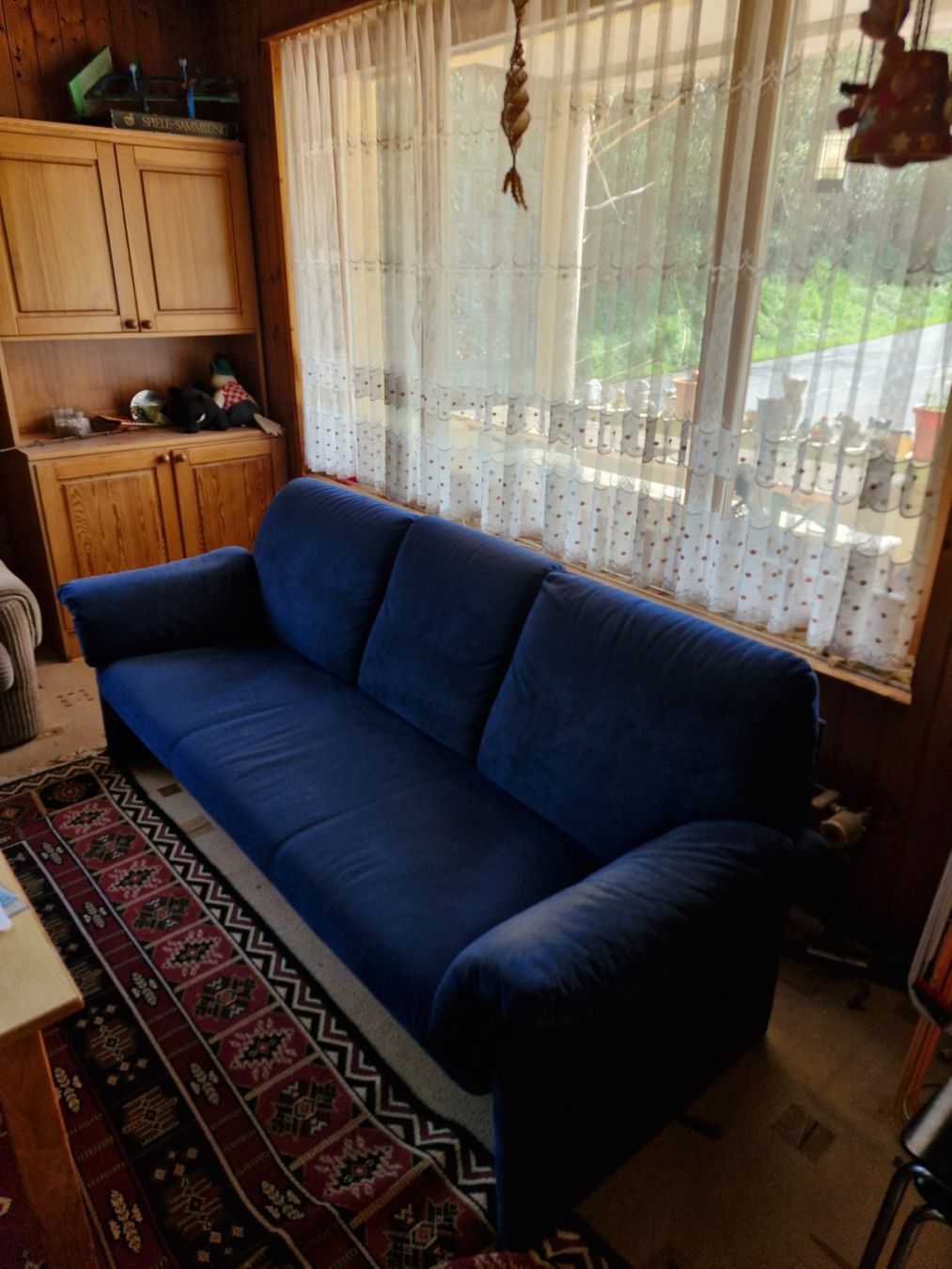 Sofas: Bequemes Dreiersofa blau – Gebraucht aus Siglistorf von Puzzle29