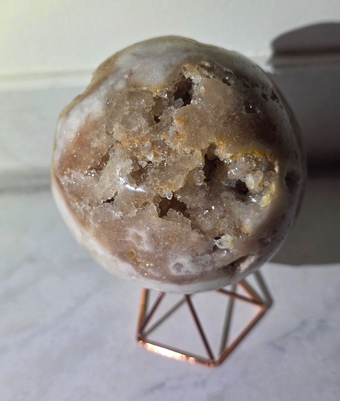 Minerali & Pietre curative: Pink Amethyst Kugel 86mm 600g – Nuovo e nell'imballaggio originale da Matzingen venduto da Shay_Crystalz 2