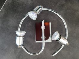 Deckenspot / Spotlampe 3fl. inkl. 3x Philips LED Spot dimmb.