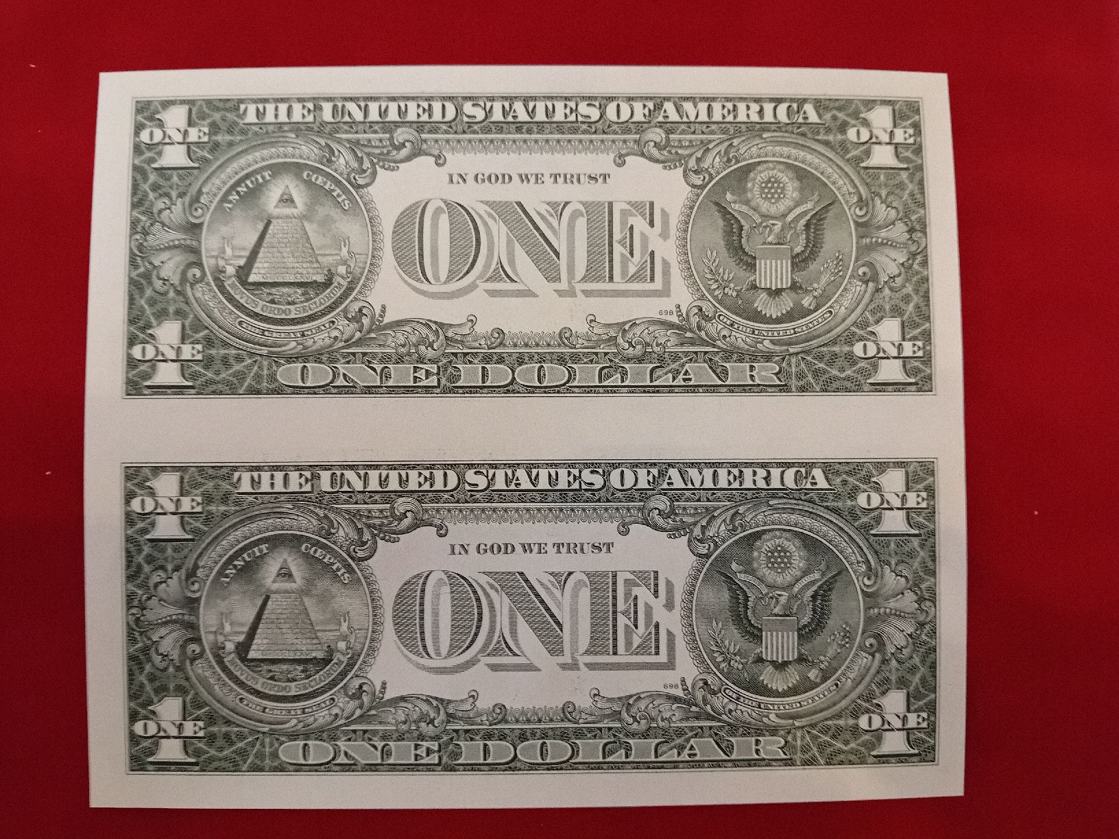Banconote: USA noten  uncut sheet 1981 UNC – Nuovo (secondo la descrizione) da Muralto venduto da Alex1912 1